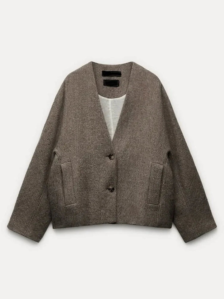 Drune | Jacke Weinlese Lockere Jacke Herbstjacke Damenjacke