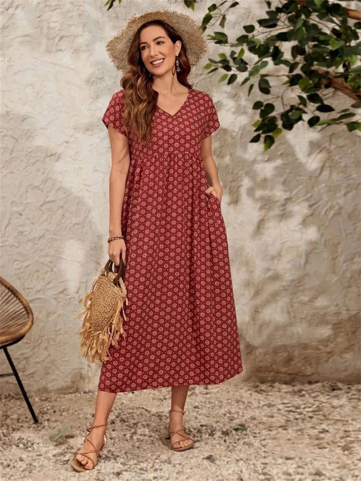 Drune | Geräumig, Lässiges Vintage-Kleid
