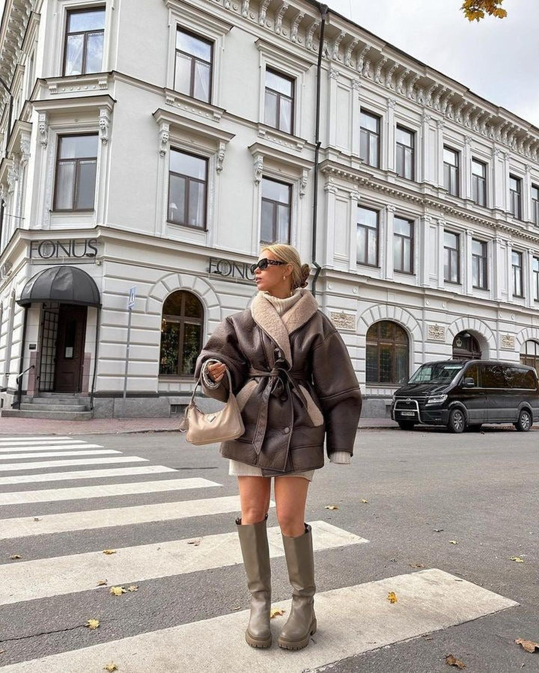 Drune | Übergröße Wollmischung Trenchcoat Für Damen