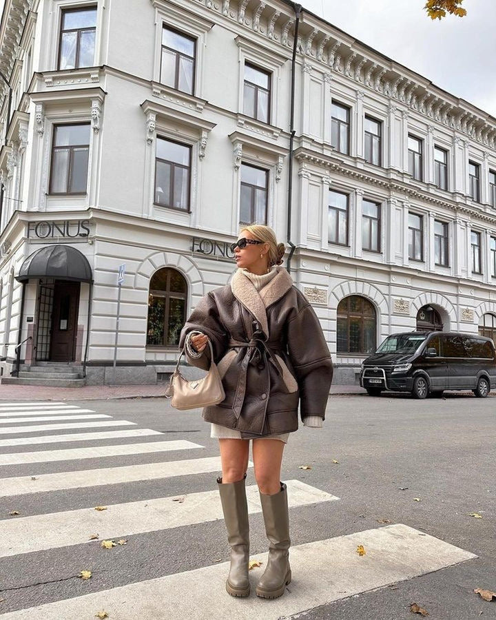 Drune | Übergröße Wollmischung Trenchcoat Für Damen