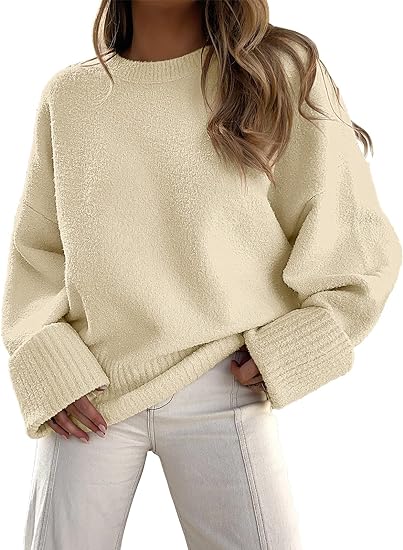 Drune | Übersized Pullover mit Rundhalsausschnitt