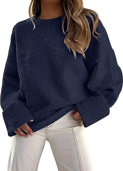 Drune | Übersized Pullover mit Rundhalsausschnitt