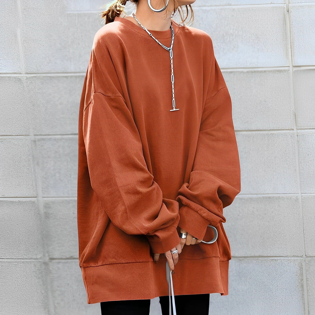 Drune | Oversized Sweater für Frauen - Strukturierter Stoff