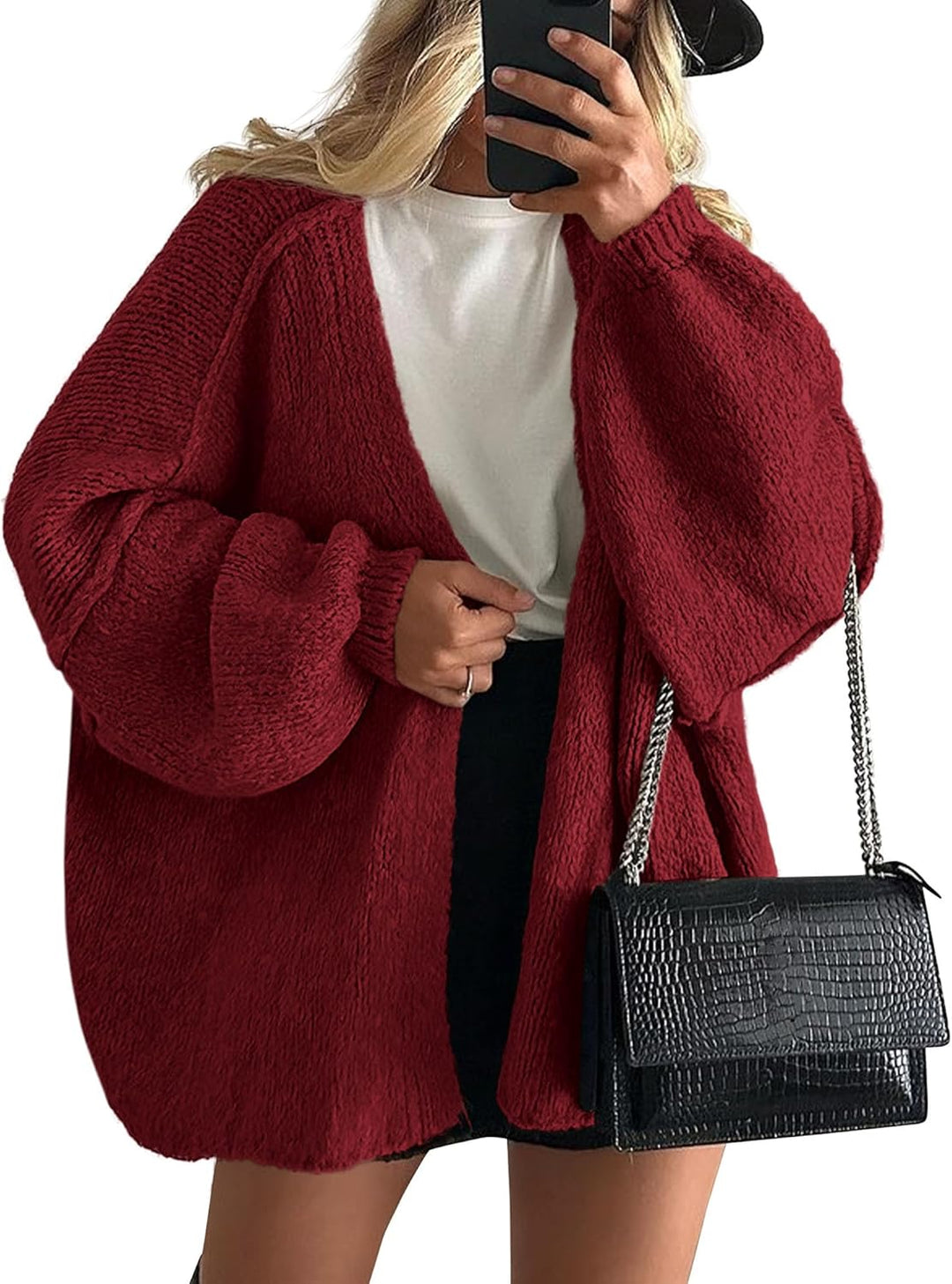 Drune | Damen Oversized Strickjacke