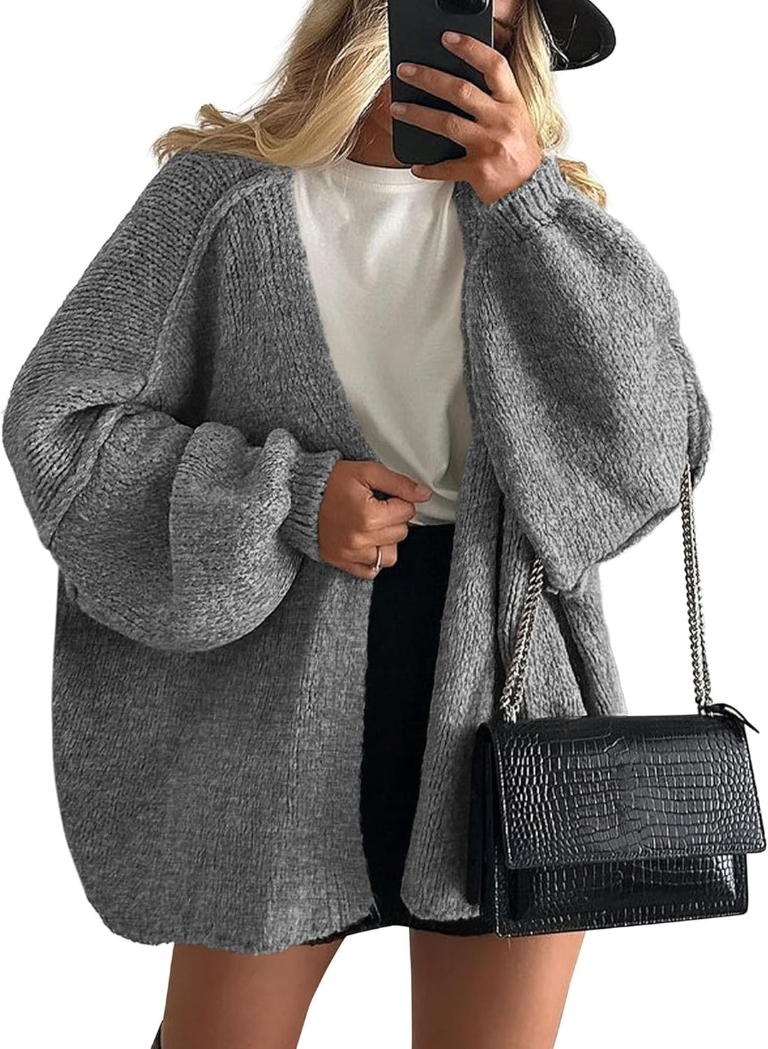 Drune | Damen Oversized Strickjacke