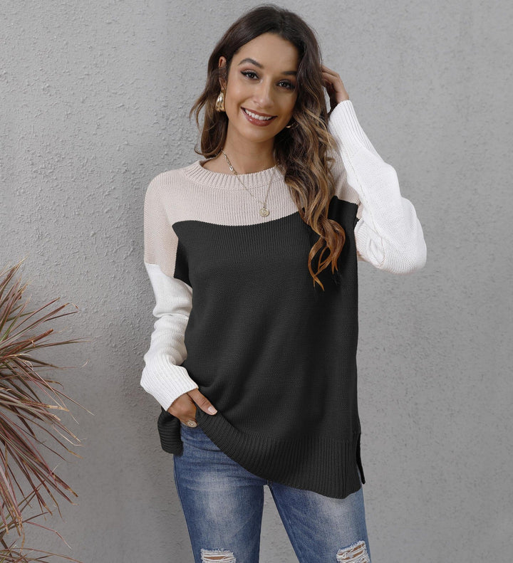 Drune | Strickpullover Rundhalsausschnitt