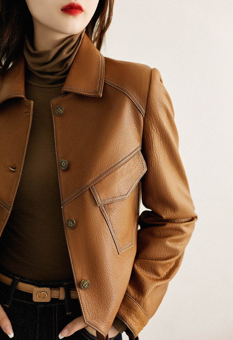 Drune | Elegante Lederjacke