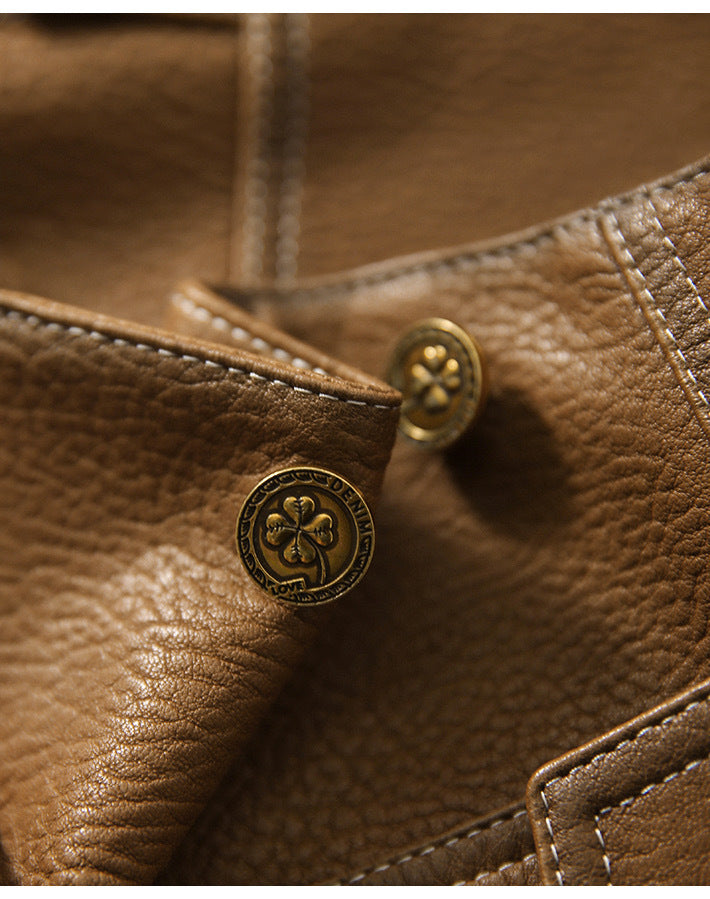 Drune | Elegante Lederjacke