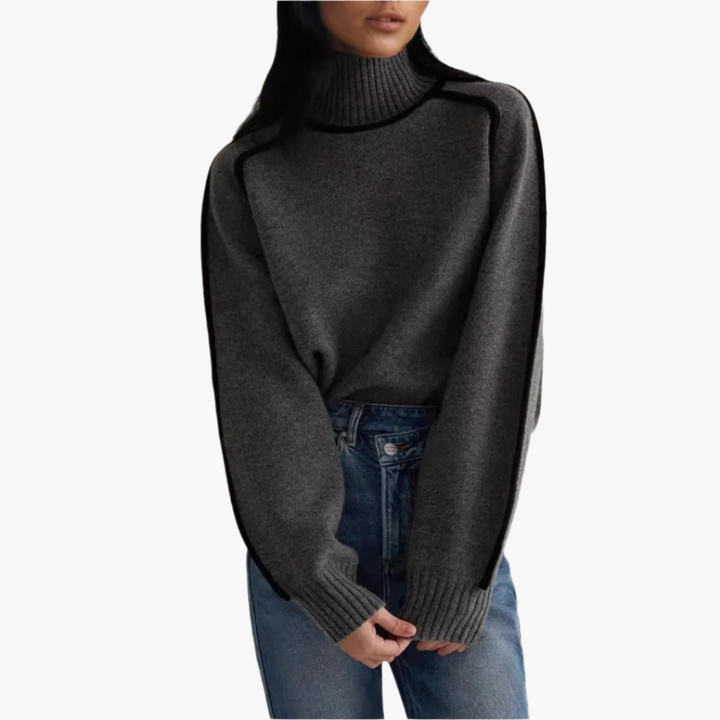 Drune | Turtleneck Pullover - Moderner Oversize Strickpullover für Herbst & Winter