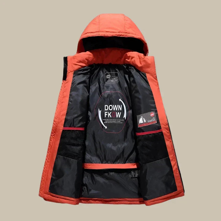 Drune | Wasserdichte Herren-Winterjacke mit Kapuze