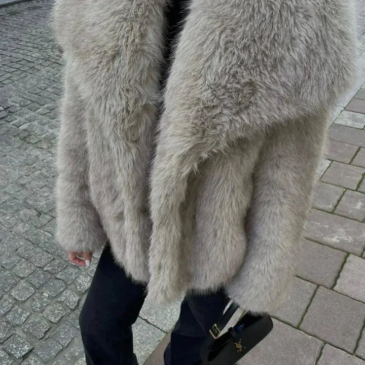 Drune | Flauschige Pelzjacke Für Winter