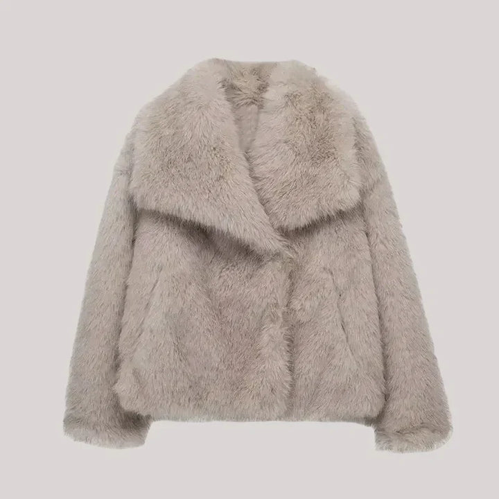 Drune | Warmer Pelzmantel für Frauen - Luxus und Komfort - Perfekt für den Winter