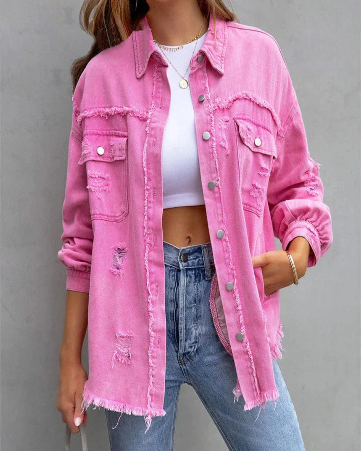 Drune | Torn Denimjacke