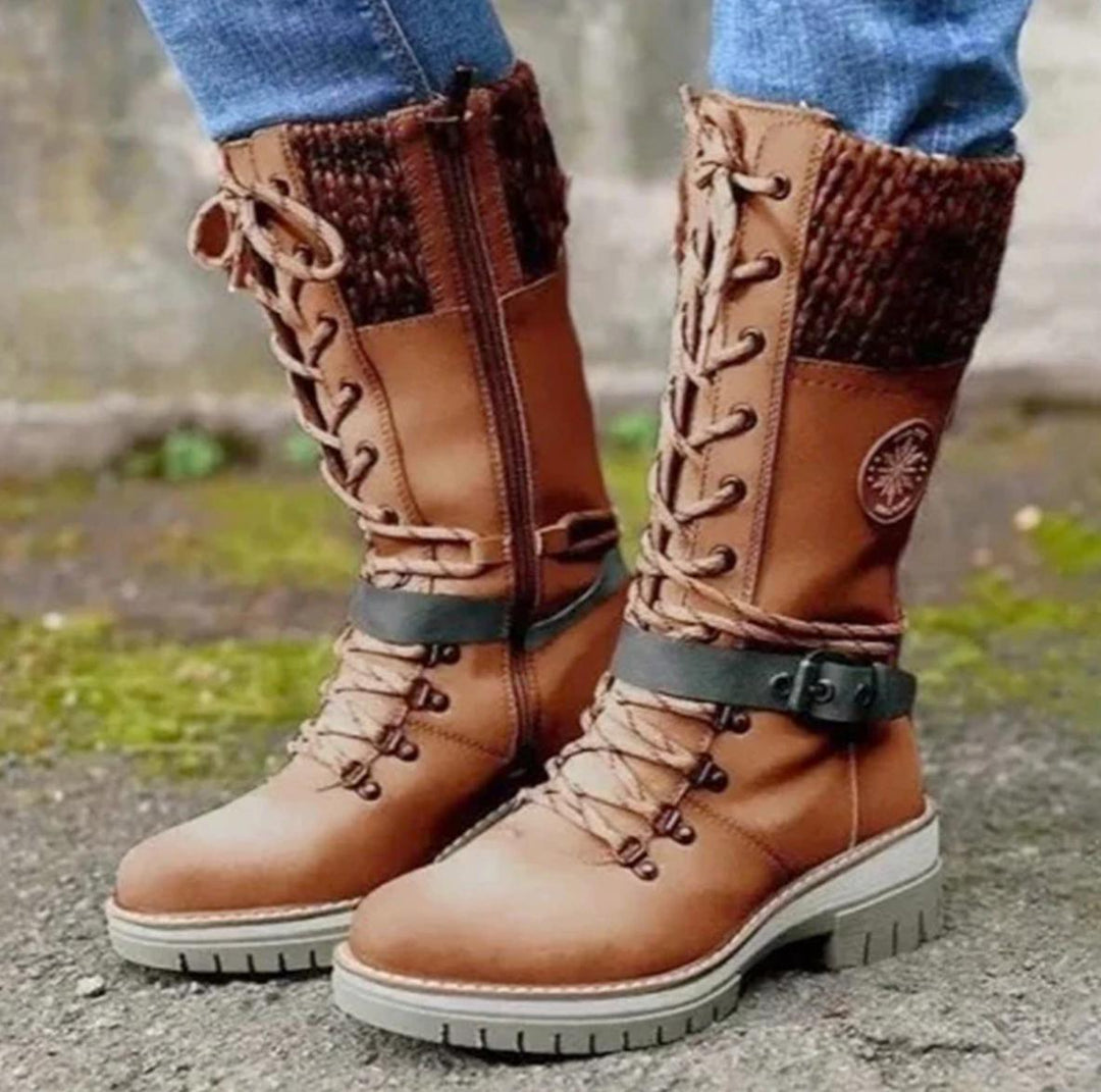 Drune | Wasserdichte Knie-Schneestiefel für Frauen