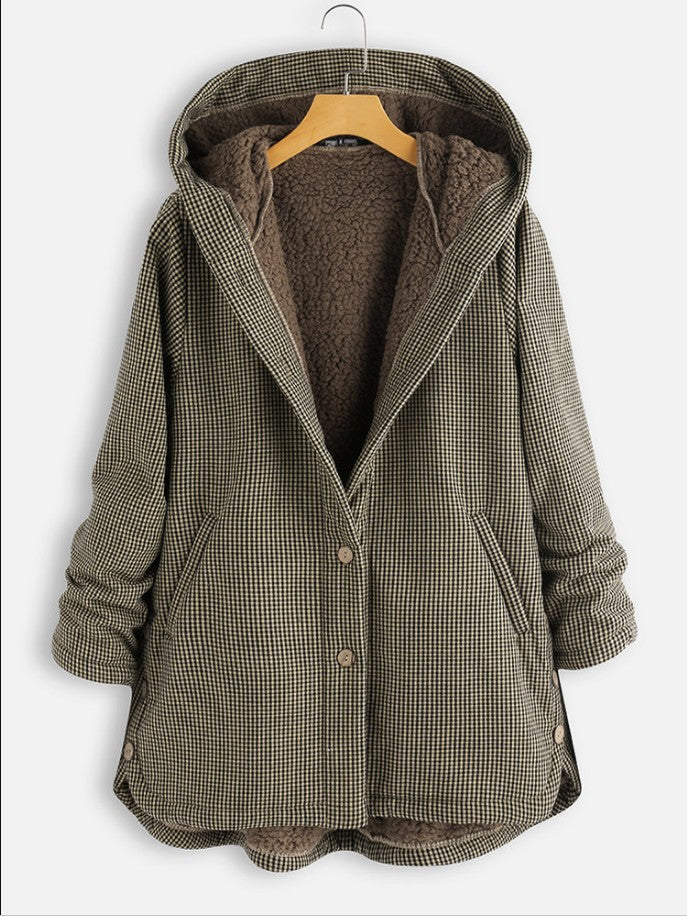 Drune | Kapuzenpullover Jacke Fleece Gefüttert