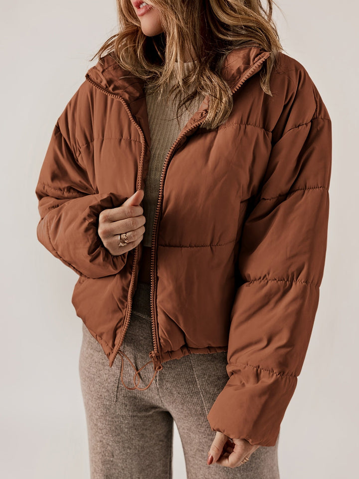 Drune | Damen-Steppjacke mit Reißverschluss - Lässige Alltagsjacke für Sie