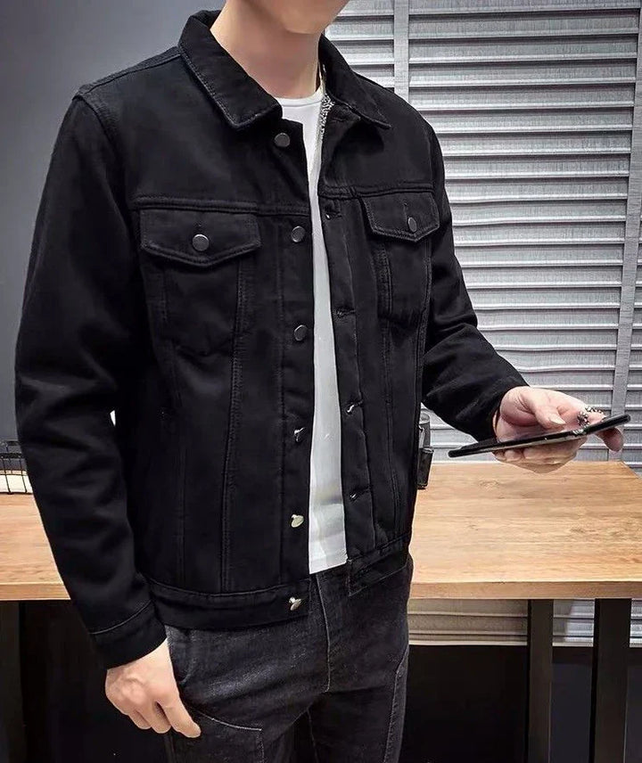 Drune | Gefütterte Denim-Jacke für Herren Warm und Robust