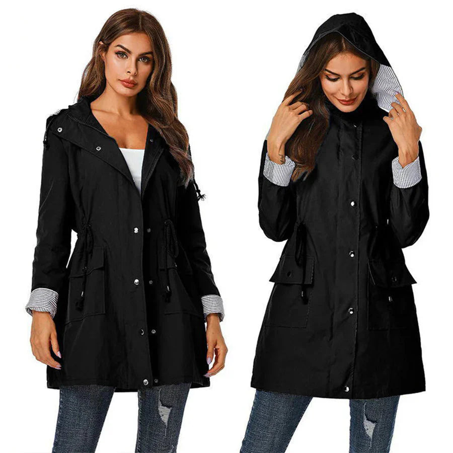 Drune | Jacke Kapuzenjacke Wasserdicht Windjacke Damenjacke