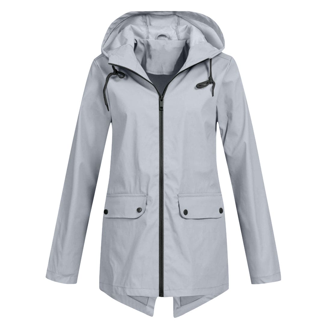 Drune | Jacke Winddichter Damenjacke mit Kapuze und Halb Langer Passform für Den Herbst