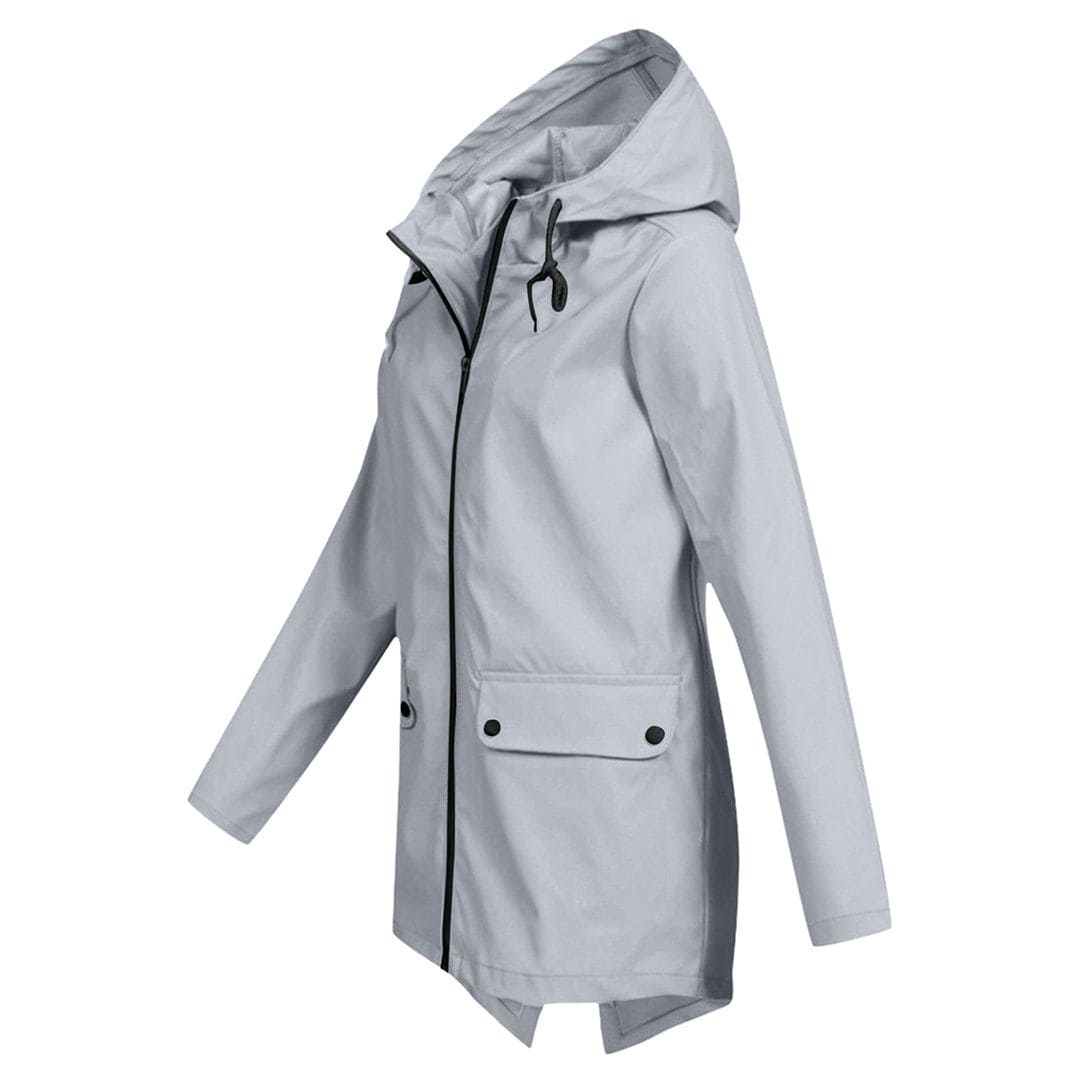 Drune | Jacke Winddichter Damenjacke mit Kapuze und Halb Langer Passform für Den Herbst
