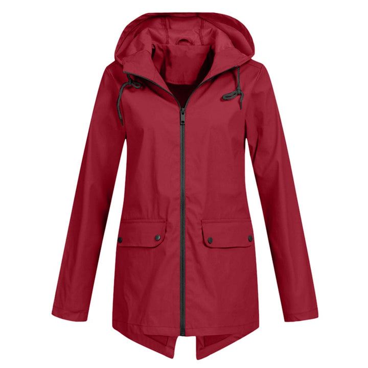 Drune | Jacke Winddichter Damenjacke mit Kapuze und Halb Langer Passform für Den Herbst