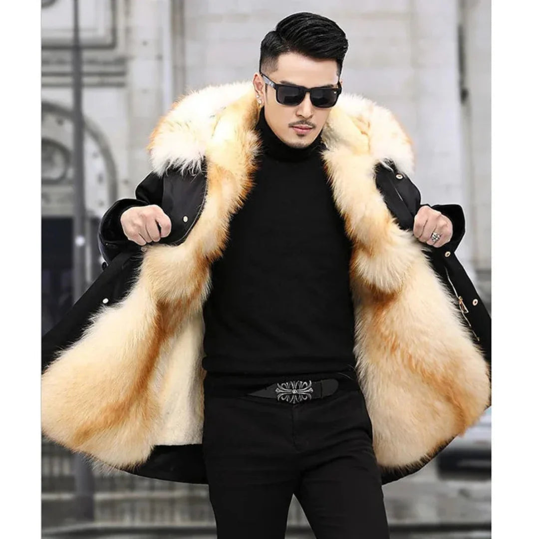 Drune | Warme Parka mit Kapuze für Herren Winter
