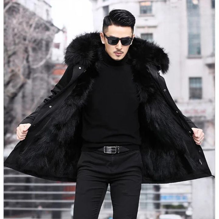 Drune | Warme Parka mit Kapuze für Herren Winter