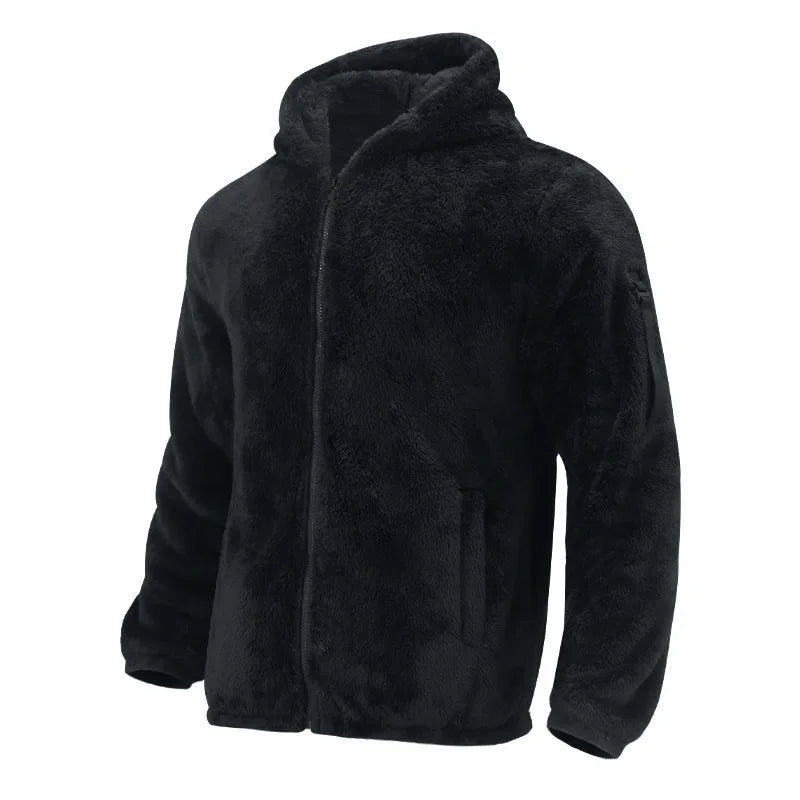 Drune | Sportliche Fleecejacke mit Kapuze
