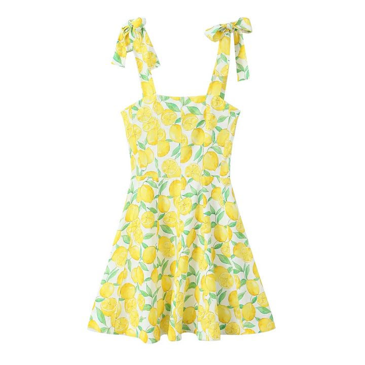 Drune - Slim-Fit - Mit Zitronenprint - Sommer