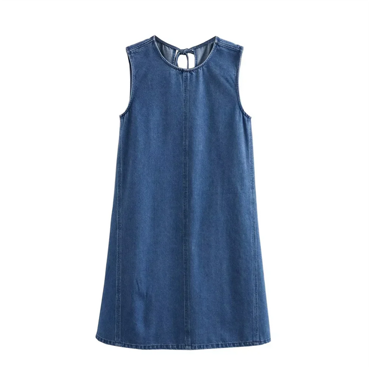 Drune-Kleid - Lockere Passform - Baumwolle - Sommer