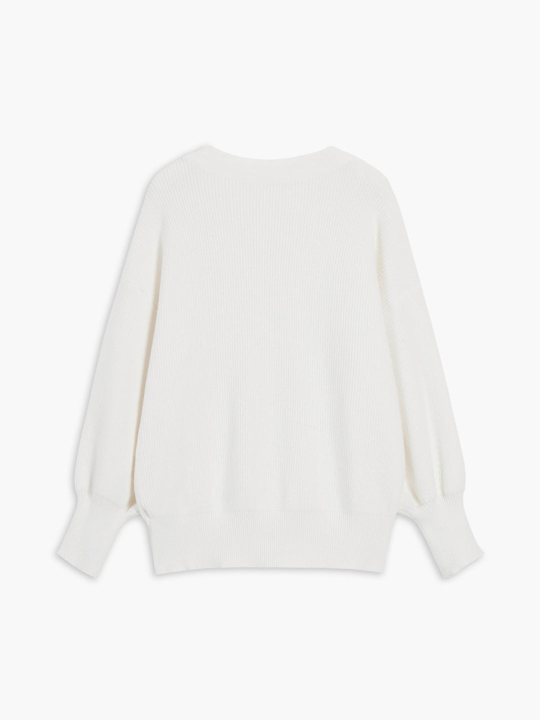 Drune | Damen Übergroßer Strickcardigan mit V-Ausschnitt und Knopfverschluss