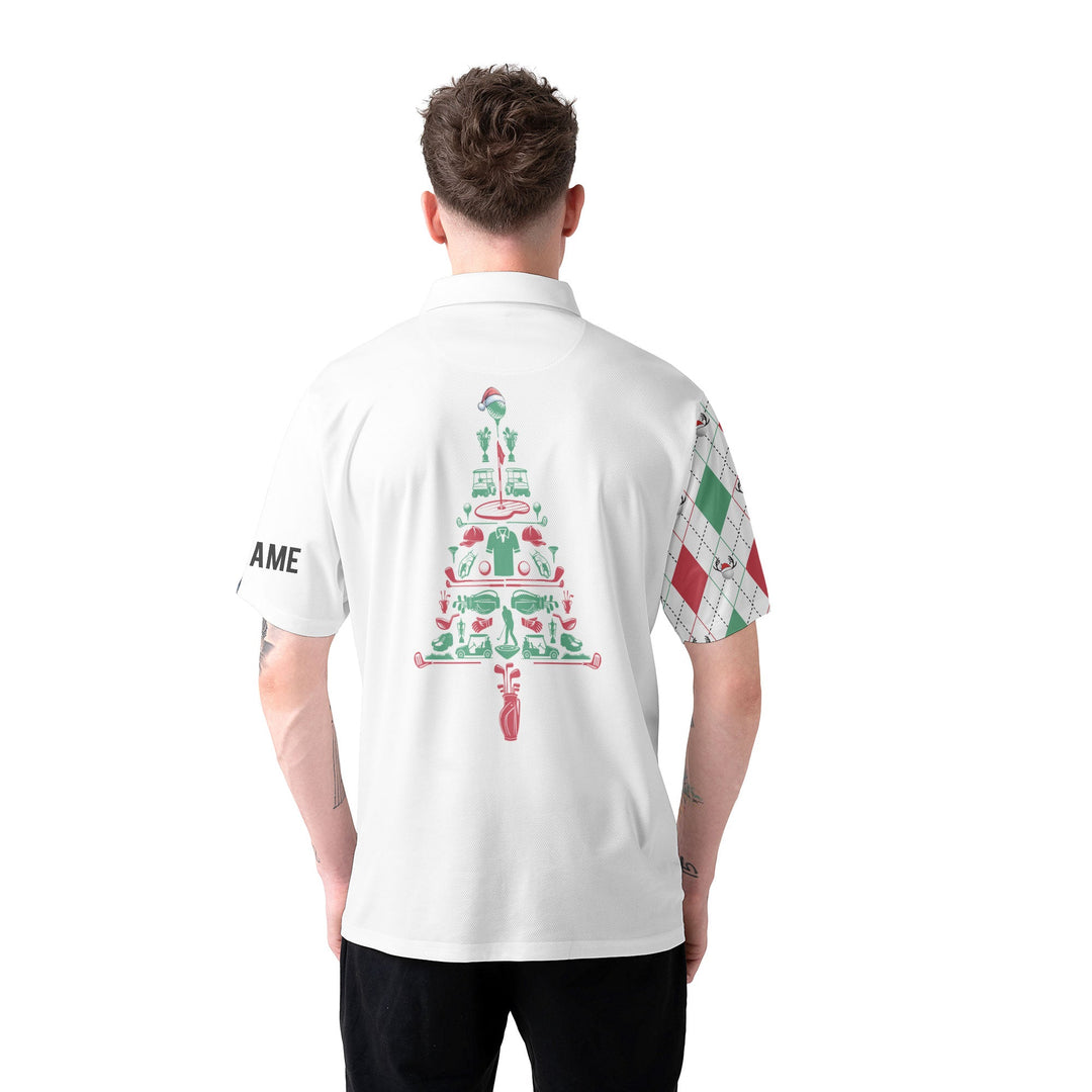 Drune | Personalisierte Weihnachtsgeschenk Für Golfer Herren Poloshirt