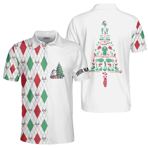 Drune | Personalisierte Weihnachtsgeschenk Für Golfer Herren Poloshirt
