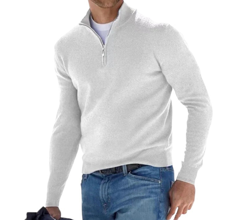Drune | Ordentlicher Half Zip Pullover für Herren