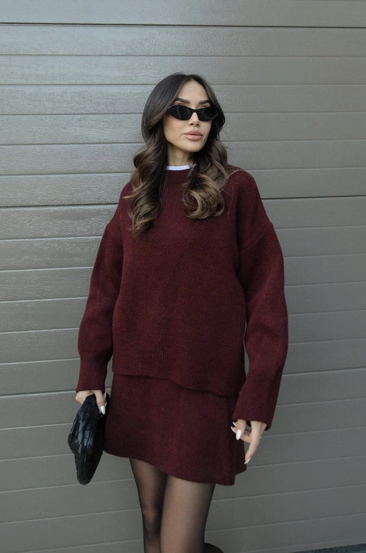 Drune | Elegantes Sweater-Rock-Set