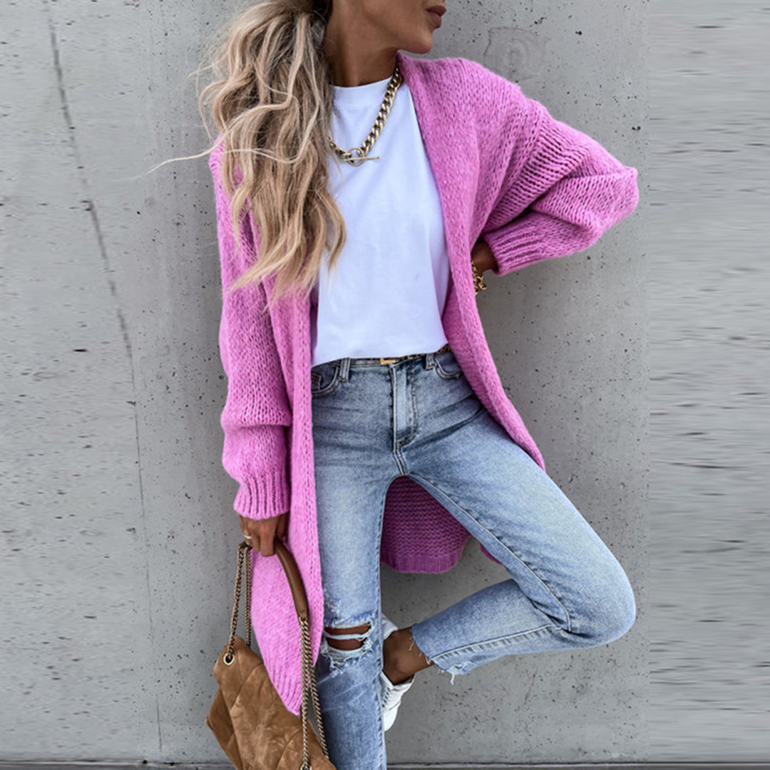 Zeitloses Langarm-Cardigan für Damen