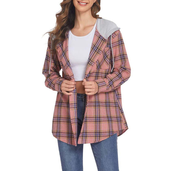 Drune - Elegante Kapuzenjacke mit Karodesign