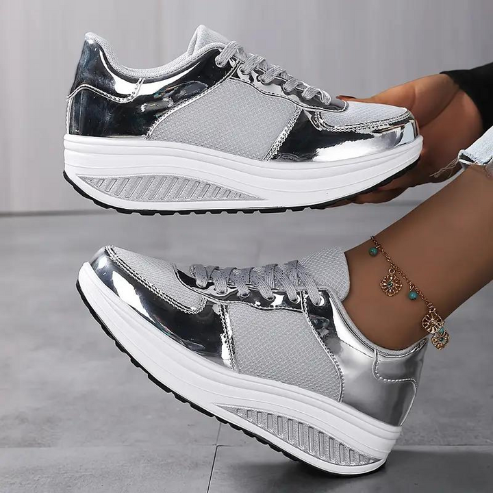 Drune | Sneakers, Bequem, Schnürsenkel, Frauenschuhe, Mesh-Sneakers