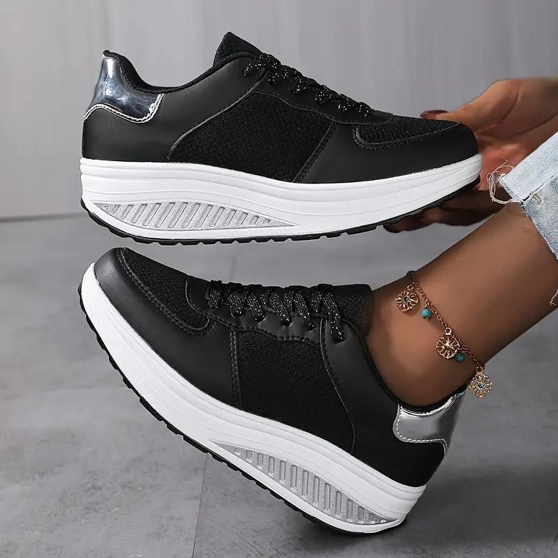 Drune | Sneakers, Bequem, Schnürsenkel, Frauenschuhe, Mesh-Sneakers