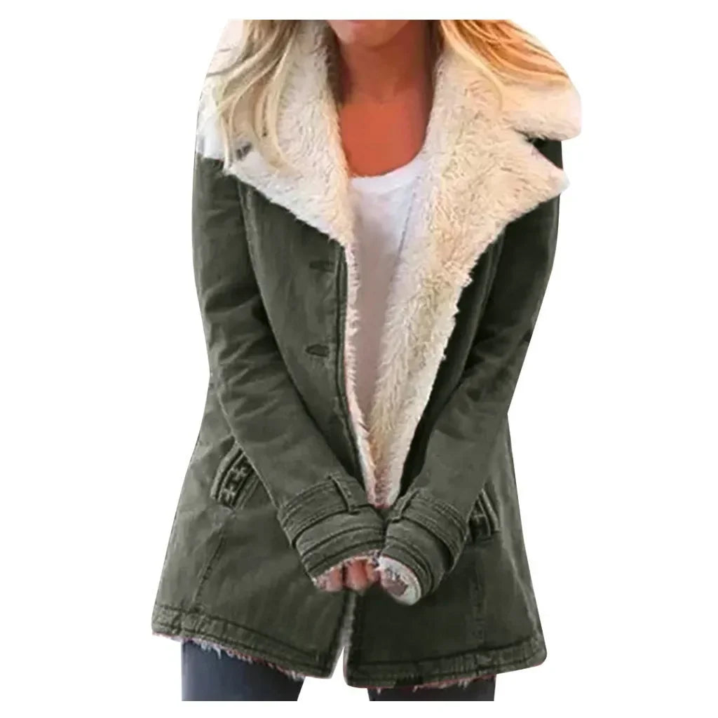 Drune | Reversjacke - Damen Parka Winterjacke für Herbst und Winter