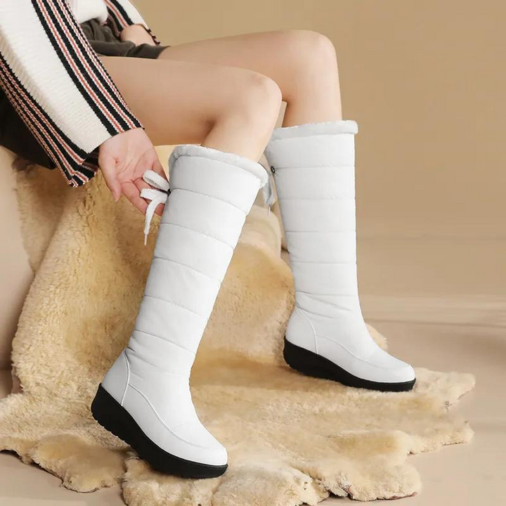 Drune | Plüsch Schnür-Winterstiefel für Frauen – Gemütlich & Stylisch