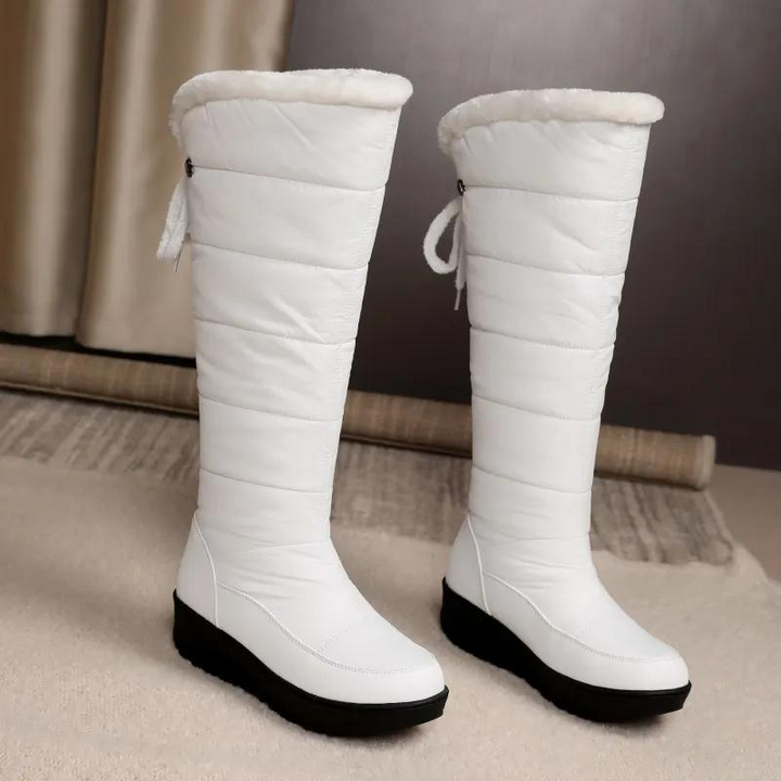 Drune | Plüsch Schnür-Winterstiefel für Frauen – Gemütlich & Stylisch