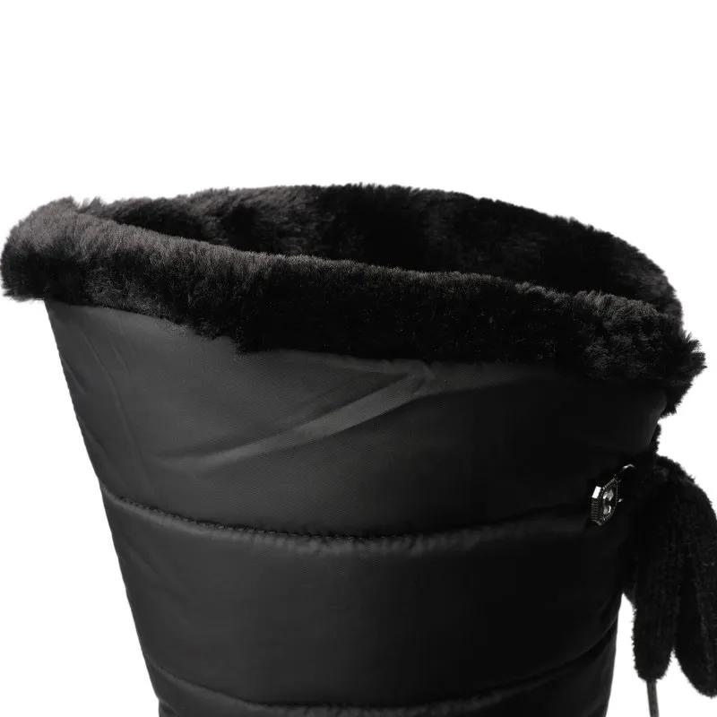 Drune | Plüsch Schnür-Winterstiefel für Frauen – Gemütlich & Stylisch