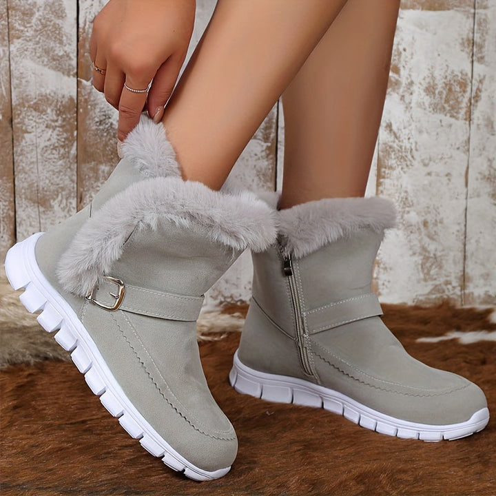 Drune | Plüsch Winter Schneestiefel für Damen – Stilvoll & Bequem