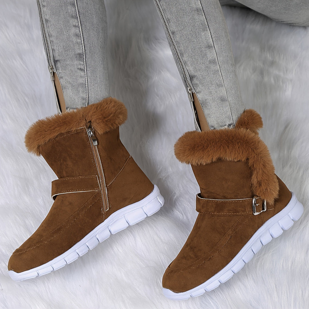 Drune | Plüsch Winter Schneestiefel für Damen – Stilvoll & Bequem