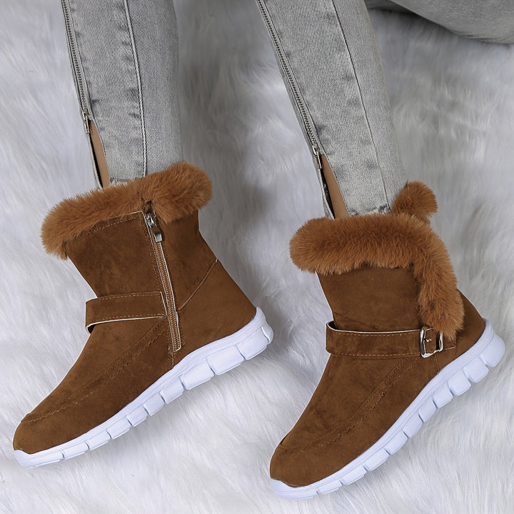 Drune | Plüsch Winter Schneestiefel für Damen – Stilvoll & Bequem