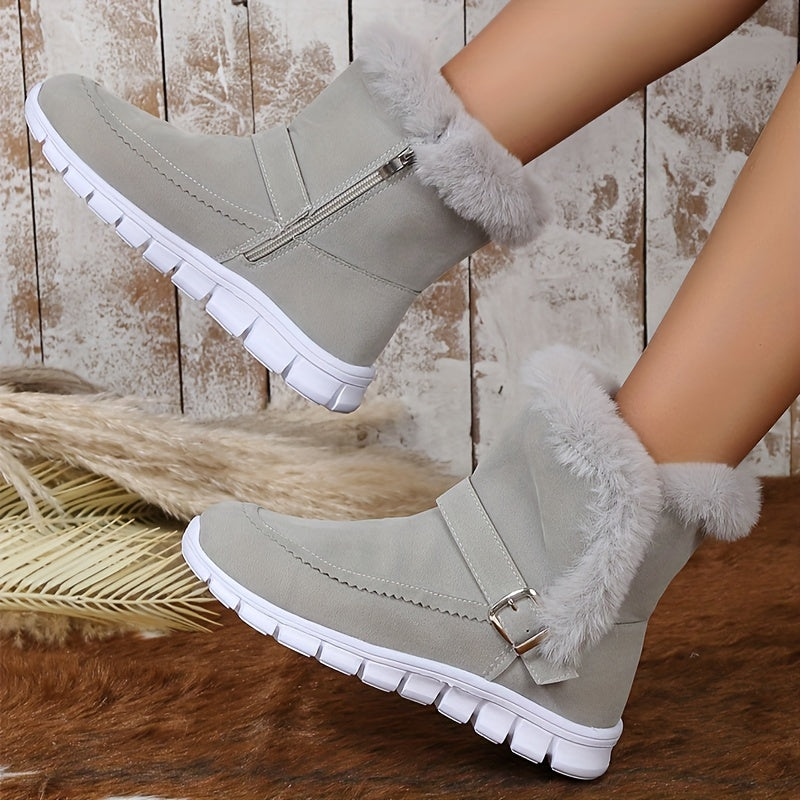 Drune | Plüsch Winter Schneestiefel für Damen – Stilvoll & Bequem