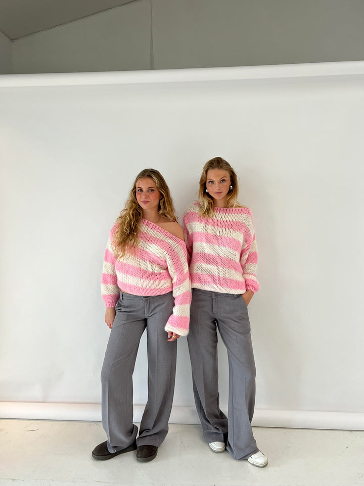 Drune | Gestreifter Pullover - Pluun