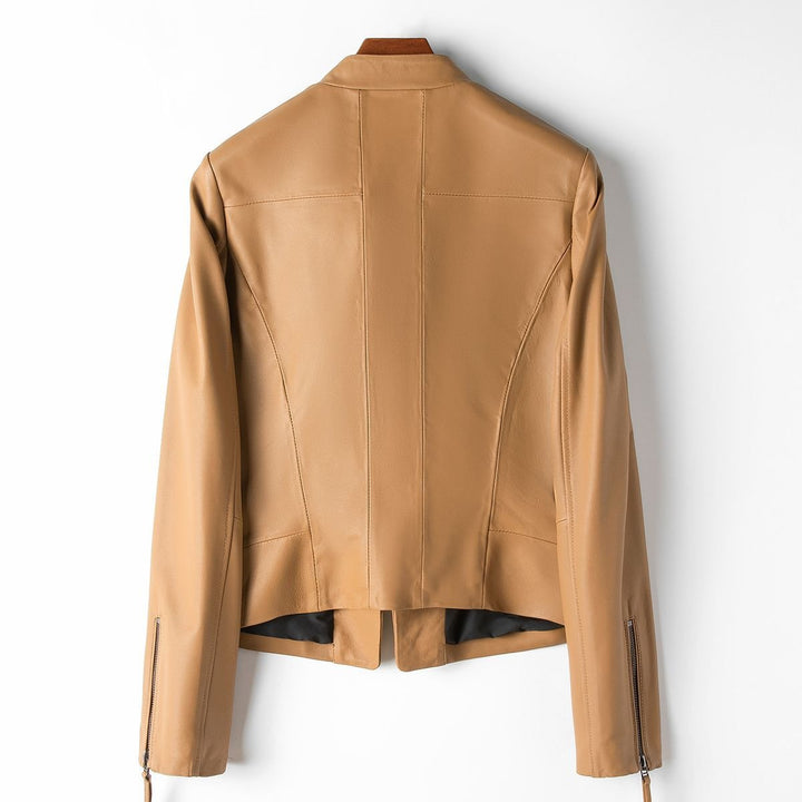 Drune | Premium Leder Langarm Enges Jacke