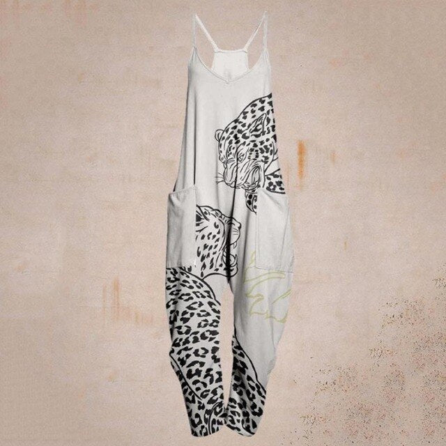 Drune - Geometrischer Träger Jumpsuit